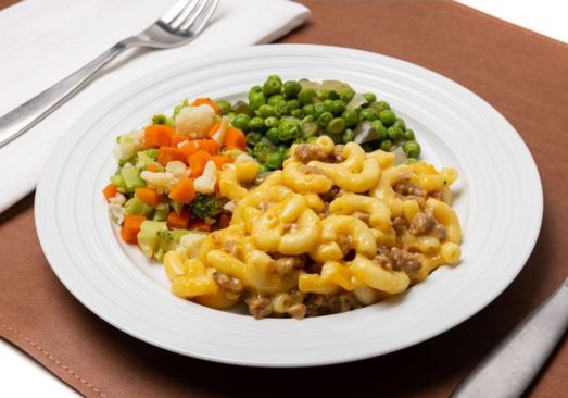 Cheddar Macaroni and Beef Meal